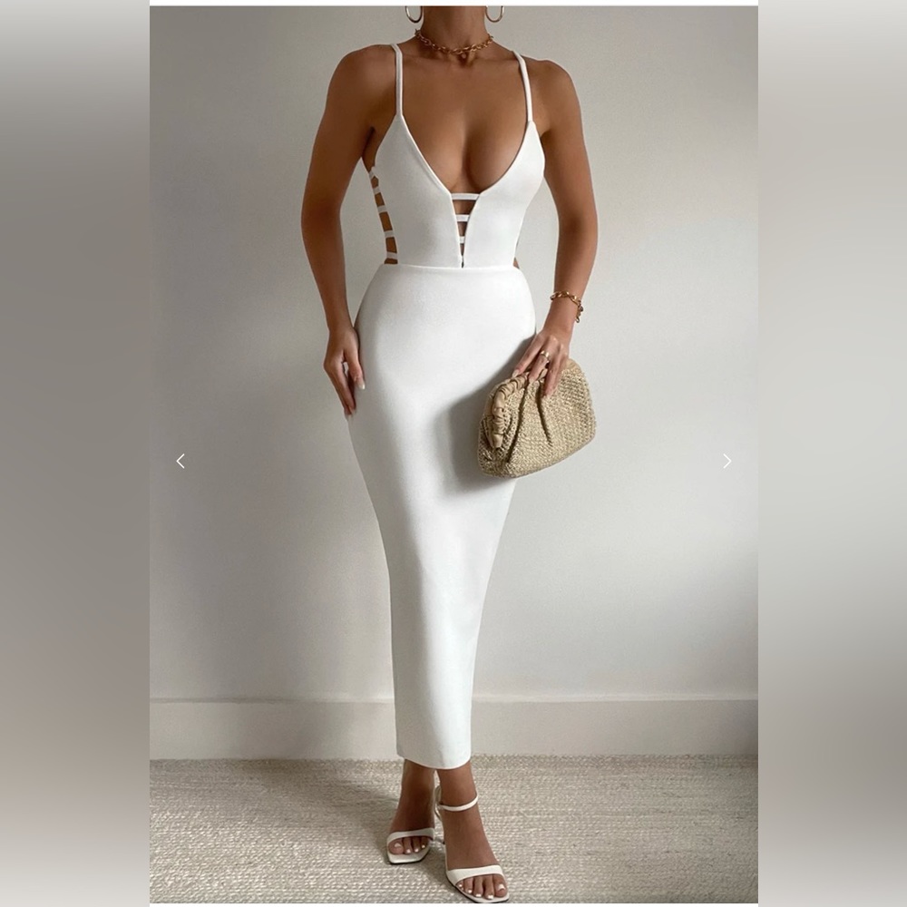 The Cutout Midi Dress size small